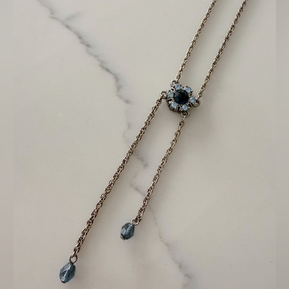 Silver & Blue Necklace